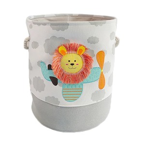 KINDER HOME Sklopiva dječja korpa za igračke i odjeću siva GH-KK03