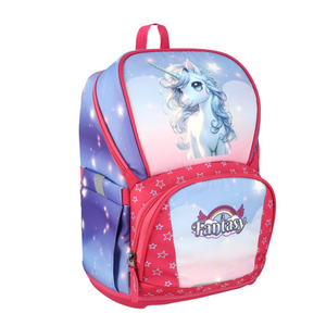 Air Light školska torba 40 cm, Fantasy Unicorn 600159, crvena
