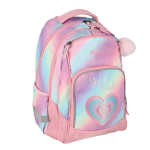 Spirit školski ruksak 44 cm, Heart Diamond 3D Newbie 600276, plavi