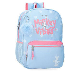 Disney školski ruksak 38 cm, Mickey Vibes 3132641, svijetloplavi