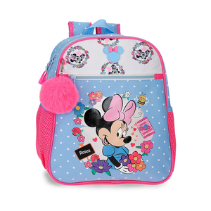 Disney školski ruksak 33 cm, Minnie Flowers 43122F1, plavi