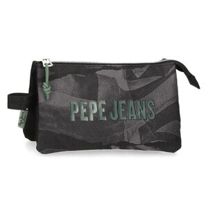 Pepe Jeans Pernica 22 cm, Davis 6484321 sa 3 odjeljka, crna