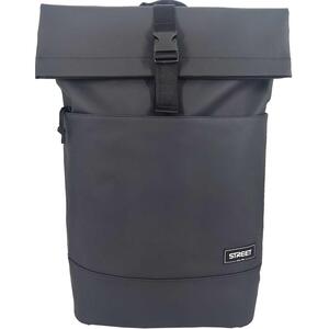 Street okrugli ruksak Black Rollup