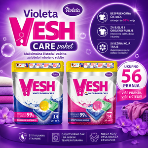 Violeta VESH CARE paket 56 kapsula za pranje veša