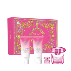 Versace Bright Crystal Absolu poklon set – EDP 90 ml + gel za tuširanje 100 ml + losion za tijelo 100 ml + minijatura