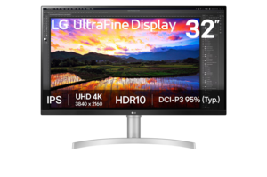 LG monitor 32UN650K-W, 31,5" 4K UHD IPS, 350 cd/m2, HDR10, DCI-P3 95%, 2x HDMI, DP, 60Hz, 5ms, 2x 5W zvučnici