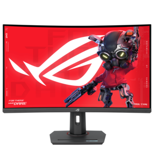 ASUS gaming monitor XG32WCS, 31,5" QHD Fast VA Curved 1500R, 350 cd/m2, HDR10, Adaptive-Sync, DP, HDMI, USB-C 7.5W, 180Hz, 1ms GTG