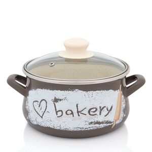Metalac duboka šerpa s poklopcem BAKERY 20cm/4lit