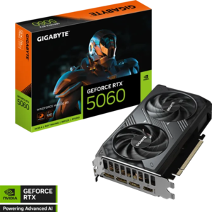 GIGABYTE Windforce MAX OC grafička kartica GeForce RTX 5060, 8GB GDDR7, 128-bit, 3x DisplayPort, HDMI