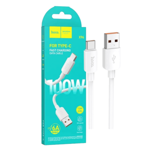 Hoco USB kabl za smartphone, USB-A to type C, 100W, bijela - X96 Hyper, 100W, White