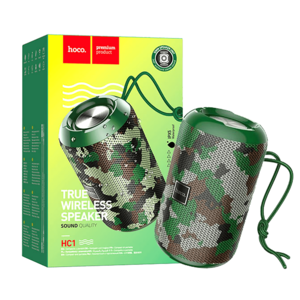 Hoco Zvučnik bežični, Hoco HC1, Bluetooth, 1200mAh, 5W, IPX5 - HC1 Camouflage Green