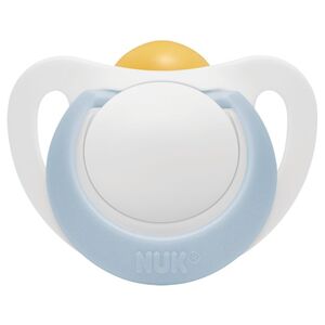 NUK Star Latex duda, Blue, 0-6 mj