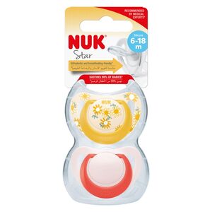 NUK Star duda sa kutijicom 2 kom, djevojčica, 6-18 mj