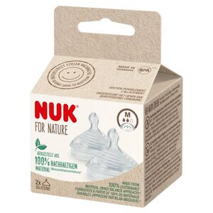 NUK For Nature silikonski sisač, 2 kom