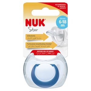 NUK Star duda sa kutijicom, plava, 6-18 mj