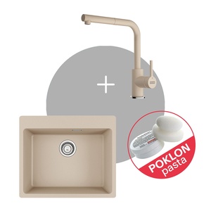 Franke Set Maris MRG 610-54 FTL sudoper + LINA L DOCCIA česma, Avena