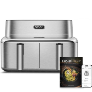 Cosori friteza na vrući zrak Iconic Dual, 2700 W, 8.6 L