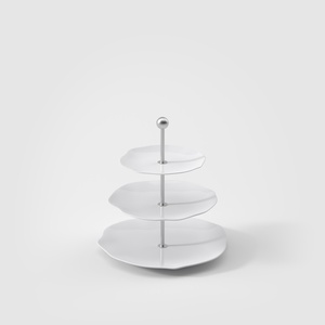 Villeroy & Boch etažer Pura na 3 nivoa 27 × 26 cm / 1044667880