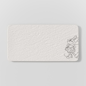 Villeroy & Boch pladanj Manufacture Rock Blanc Mickey Mouse 35 × 18 cm / 1047202281