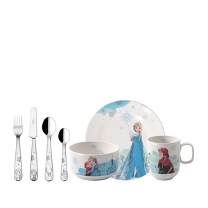 Villeroy & Boch dječiji set Disney Frozen 7/1, porculan i inox / 1486808435