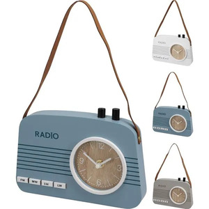 Zidni sat u obliku radija 21 × 15 cm