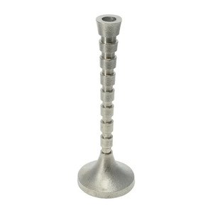 Svijećnjak 31 cm srebrni mat