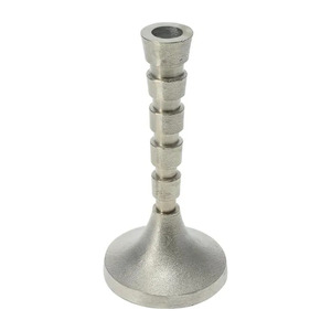 Svijećnjak 21 cm srebrni mat
