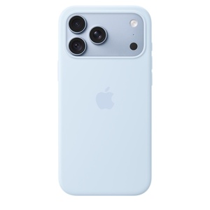 iPhone 18 Pro Max Silicone Case with MagSafe – Crisp Blue