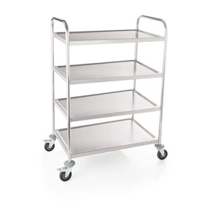 WAS servirna kolica 85 x 53 x 125 cm, inox, srebrna / 1950104