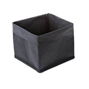 Leone košara 15 × 15 × 16 cm, crna, celuloza / T0006.Z