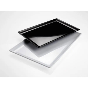 Leone pladanj za posluživanje Topazio, 35 × 24 × 2,3 cm, crna, melamin / T8020.Z