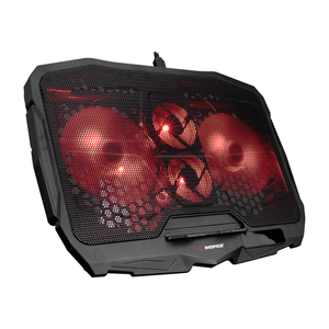 Rampage gaming postolje za laptop X-Frame AD-RX34, 4 ventilatora, crno