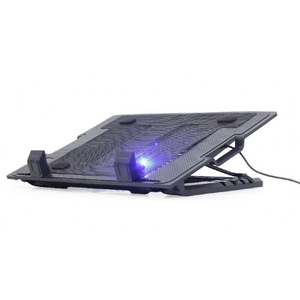 Gembird postolje za laptop NBS-1F17T-01, do 17.3", ventilator