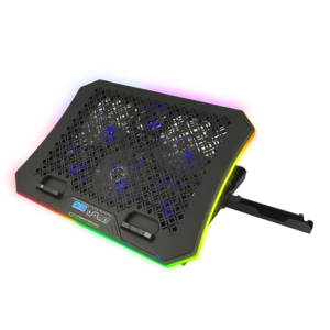 Esperanza gaming postolje za laptop Galerne EGC109, RGB, držač za mobitel