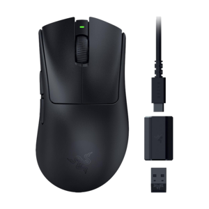 Razer gaming miš DeathAdder V3 HyperSpeed, bežični, crni