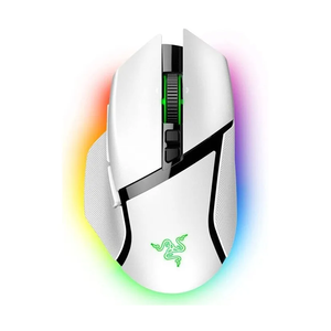Razer gaming miš Basilisk V3 Pro, bežični, RGB, bijeli