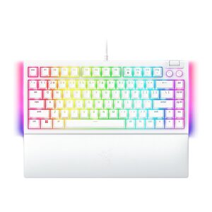 Razer gaming tastatura BlackWidow V4 75%, žična, 75%, bijela