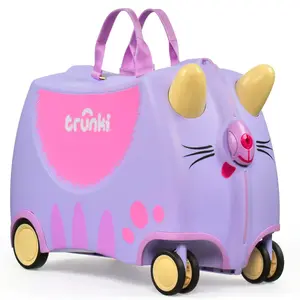 Trunki Glide dječiji kofer 3u1 – mačka Cassie Lilac