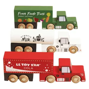 Le Toy Van Set drevenih kamina - Trailer Truck