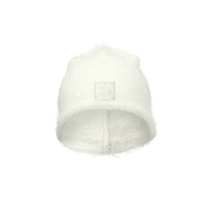 Elodie Plišana pletena kapa Furry Knit Beanie, Vanilla White 0-6m