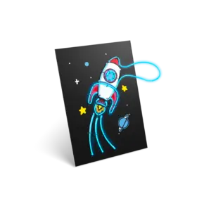 Kidywolf KIDYNEON veliki kreativni set za svjetleću zidnu dekoraciju - Pack