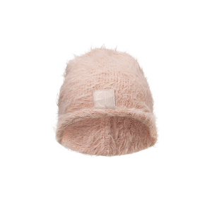 Elodie Plišana pletena kapa Furry Knit Beanie, Powder Pink 1-2g