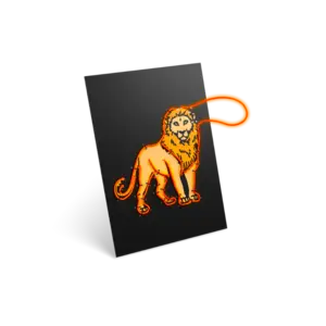 Kidywolf KIDYNEON Kreativni set za svjetleću zidnu dekoraciju - Animals
