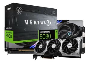 MSI grafička kartica GeForce RTX 5080 GAMING TRIO OC, 16GB GDDR7, 256-bit, 3x DisplayPort, HDMI