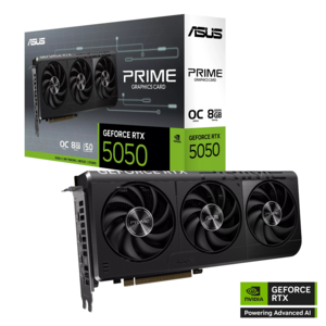 ASUS grafička kartica GeForce RTX 5050 PRIME OC, 8GB GDDR6, 128-bit, 3x DisplayPort, HDMI