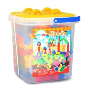 Interstar kutija sa kockama Blocks 80 kom