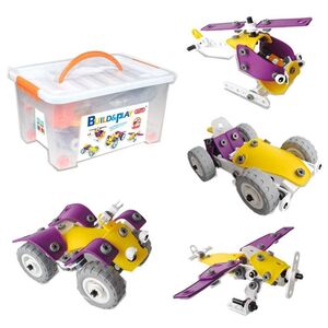 Hoogar STEAM BUILD&PLAY SET 4u1 VOZILA 98 kom