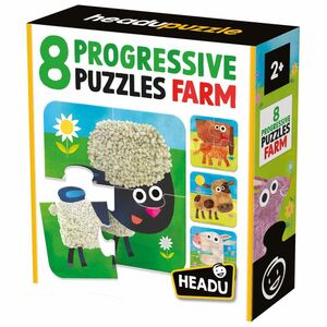 HEADU Progresivne puzzle - farma