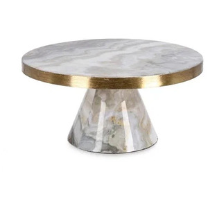 Bizzotto dekorativni oval sa stalkom 30 cm, sivi