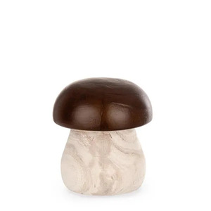 Bizzotto dekorativna gljiva Derik 13 × 14 cm, smeđa